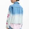 Denim Jacket Flowers Denim Jacket Flowers