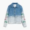 Denim Jacket Flowers Denim Jacket Flowers