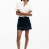 Denim Jacquard Skirt