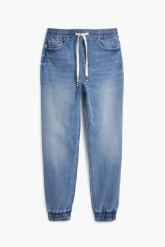 Denim Jogger Pants