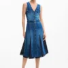 Denim Midi Dress