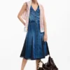 Denim Midi Dress