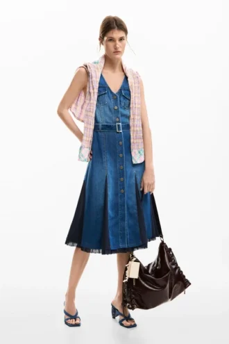 Denim Midi Dress