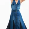 Denim Midi Dress