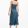 Denim Ruffle Dress