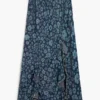 Denim Ruffle Skirt