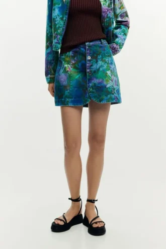 Denim Skirt Garden