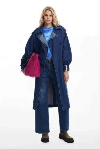 Denim Trench Coat