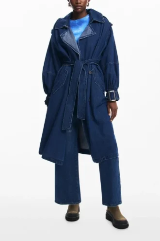 Denim Trench Coat