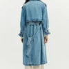 Denim Trench Coat Belt