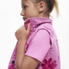 Denim Vest Flowers