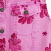 Denim Vest Flowers