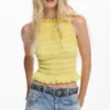 Denim Zigzag Belt