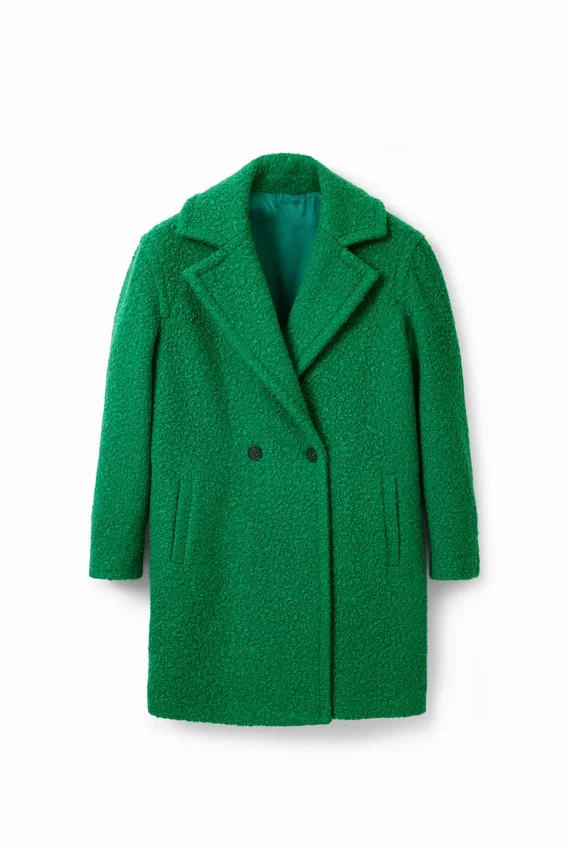Double-Breasted Boucle Coat Double-Breasted Boucle Coat