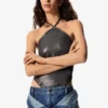 Double Waistband Denim Trousers Masha Popova