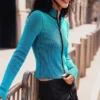Double Zip Knit Jacket Double Zip Knit Jacket