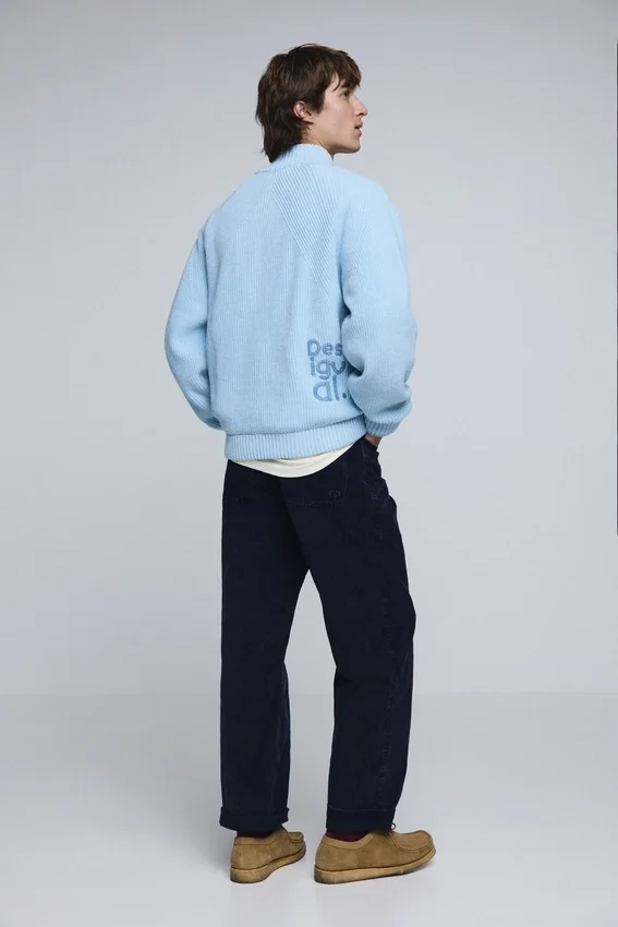 Double Zipper Knit Sweater Double Zipper Knit Sweater