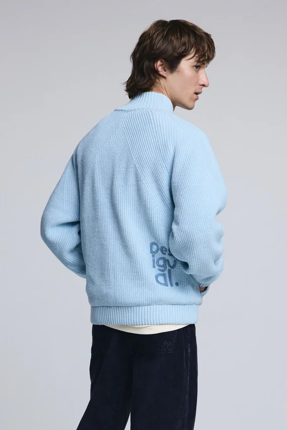 Double Zipper Knit Sweater Double Zipper Knit Sweater
