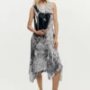 Draped A-Line Dress Draped A-Line Dress