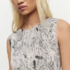 Draped A-Line Dress Draped A-Line Dress