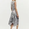 Draped A-Line Dress Draped A-Line Dress