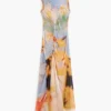 Draped Long Dress