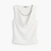 Draped Sleeveless T-Shirt Draped Sleeveless T-Shirt