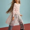 Dress with Butterfly Appliques