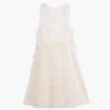 Dress with Butterfly Appliques