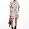 Dress with Drawn Flowers Dress with Drawn Flowers