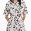 Dress with Drawn Flowers Dress with Drawn Flowers