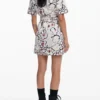 Dress with Drawn Flowers Dress with Drawn Flowers