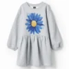 Dress with Flower Illustration Dress with Flower Illustration