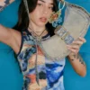 Dyed Denim Bag Dyed Denim Bag