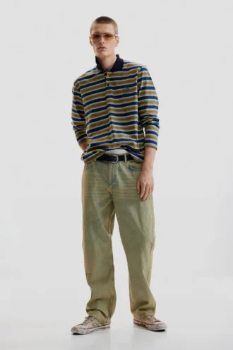 Dyed Denim Trousers