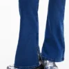Elastic Denim Trousers