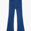 Elastic Denim Trousers