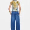 Elastic Long Denim Trousers Elastic Long Denim Trousers