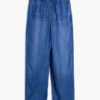 Elastic Long Denim Trousers Elastic Long Denim Trousers