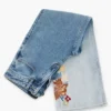 Embroidered Culotte Jeans