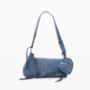 Embroidered Denim Bag