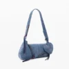 Embroidered Denim Bag