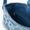 Embroidered Denim Bag