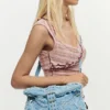 Embroidered Denim Bag