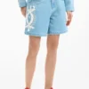 Embroidered Denim Bermuda Embroidered Denim Bermuda