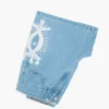 Embroidered Denim Bermuda Embroidered Denim Bermuda