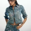 Embroidered Denim Jacket Embroidered Denim Jacket