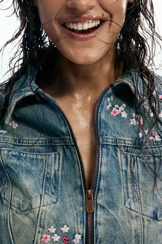 Embroidered Denim Jacket Embroidered Denim Jacket