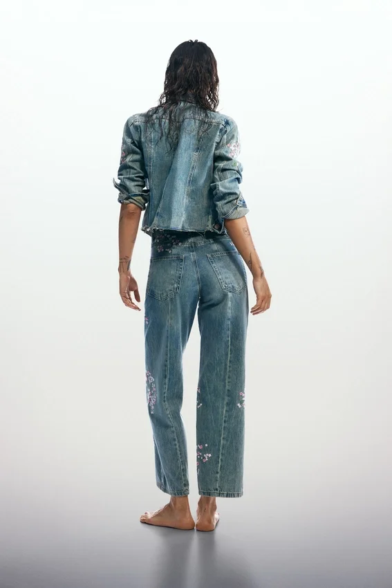 Embroidered Denim Jacket Embroidered Denim Jacket
