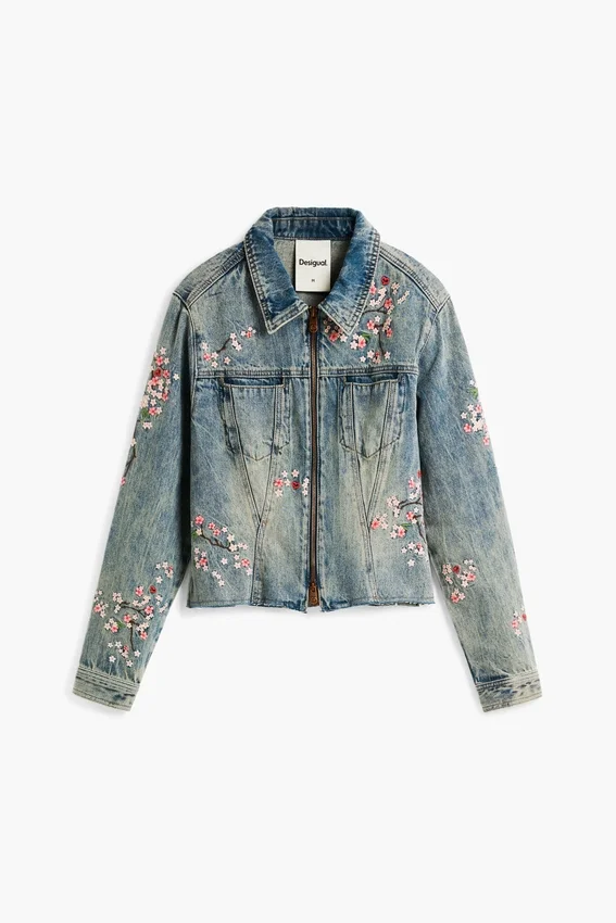 Embroidered Denim Jacket Embroidered Denim Jacket